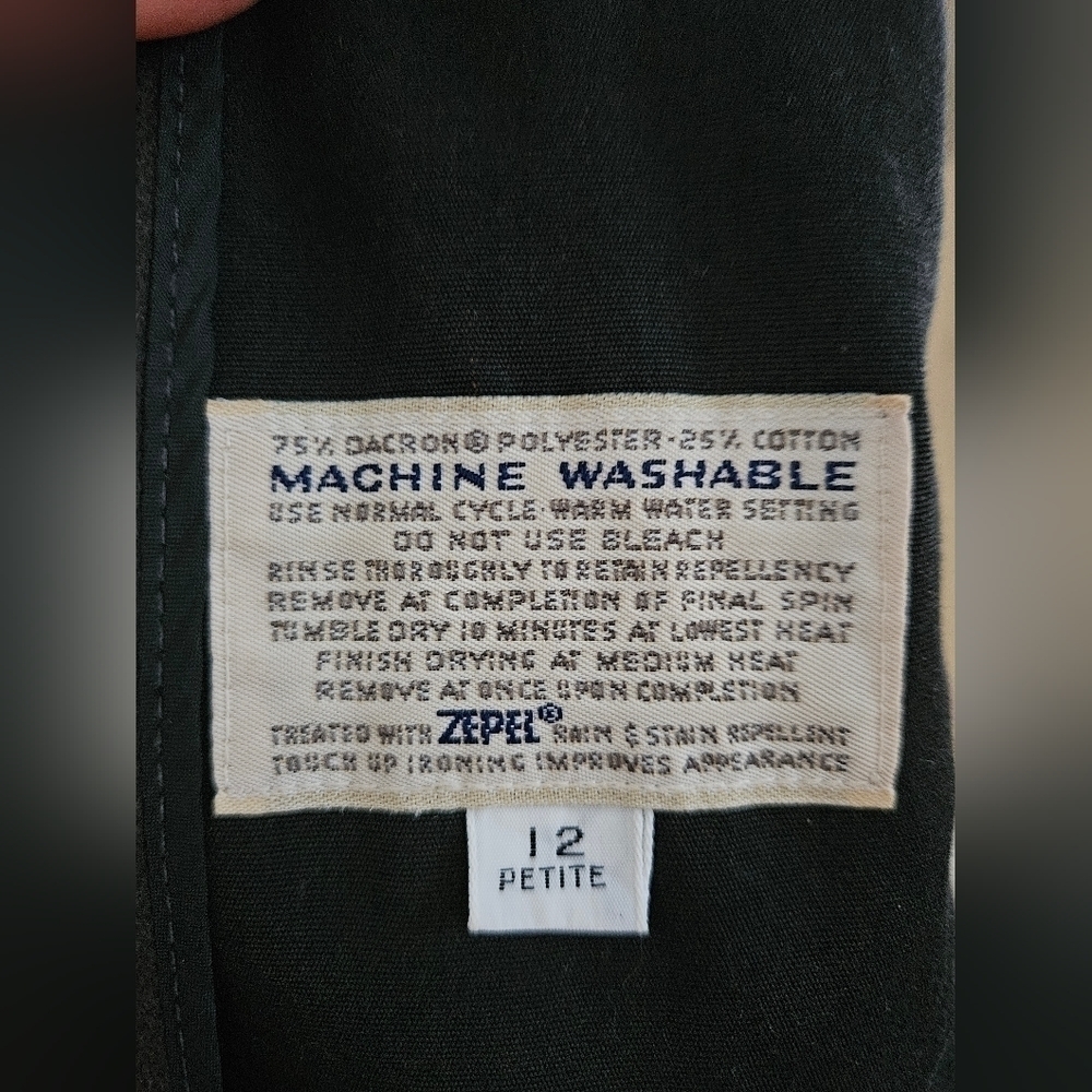 Vintage Misty Harbor *Rare* Trench Coat w/Removable Lining-Size 12P - Picture 8 of 15